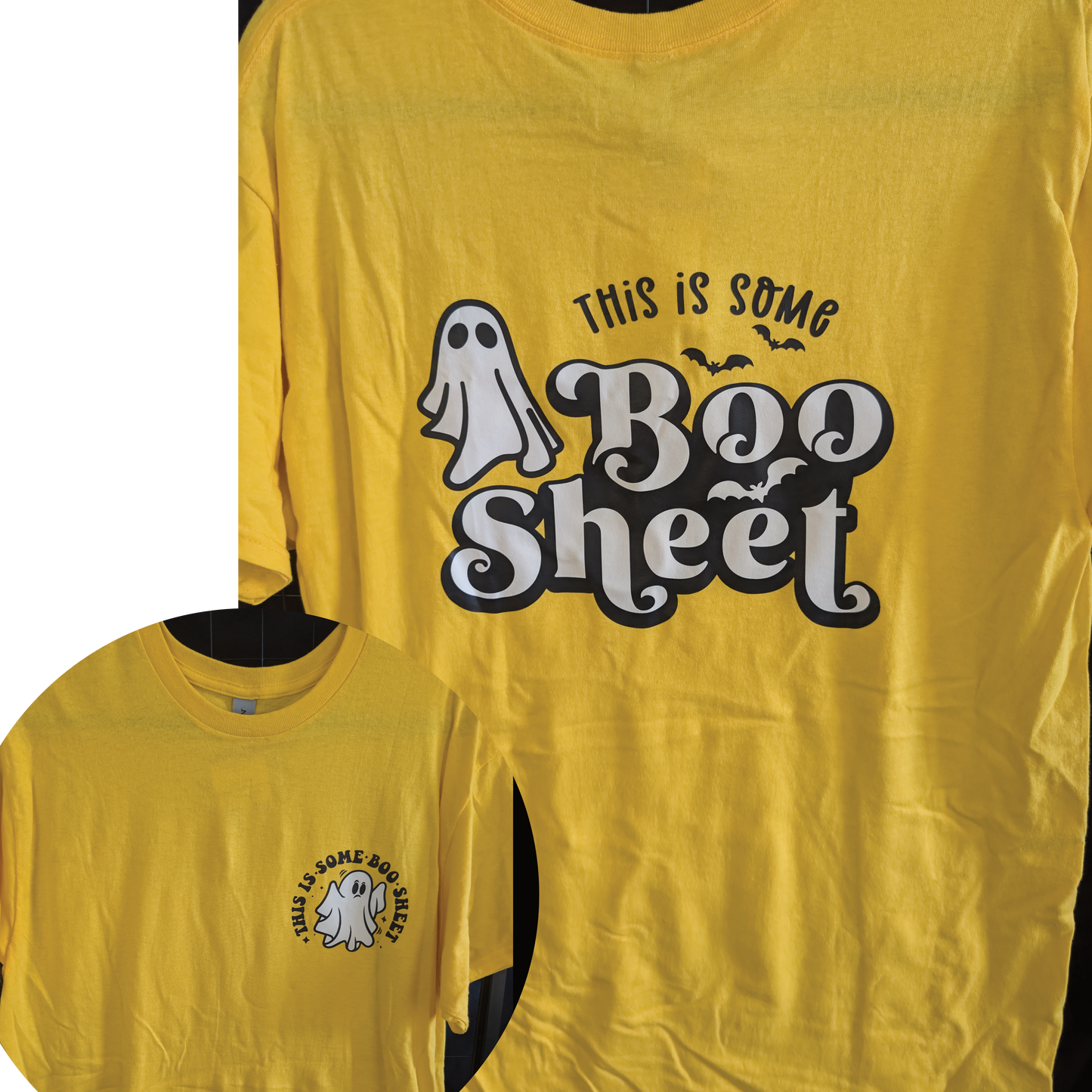 This is Some Boo Sheet with Pocket Design T-shirt