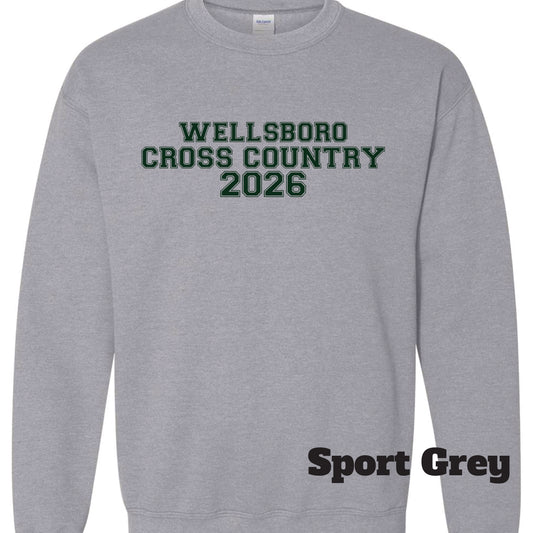 Wellsboro Cross Country Crewneck Sweatshirt