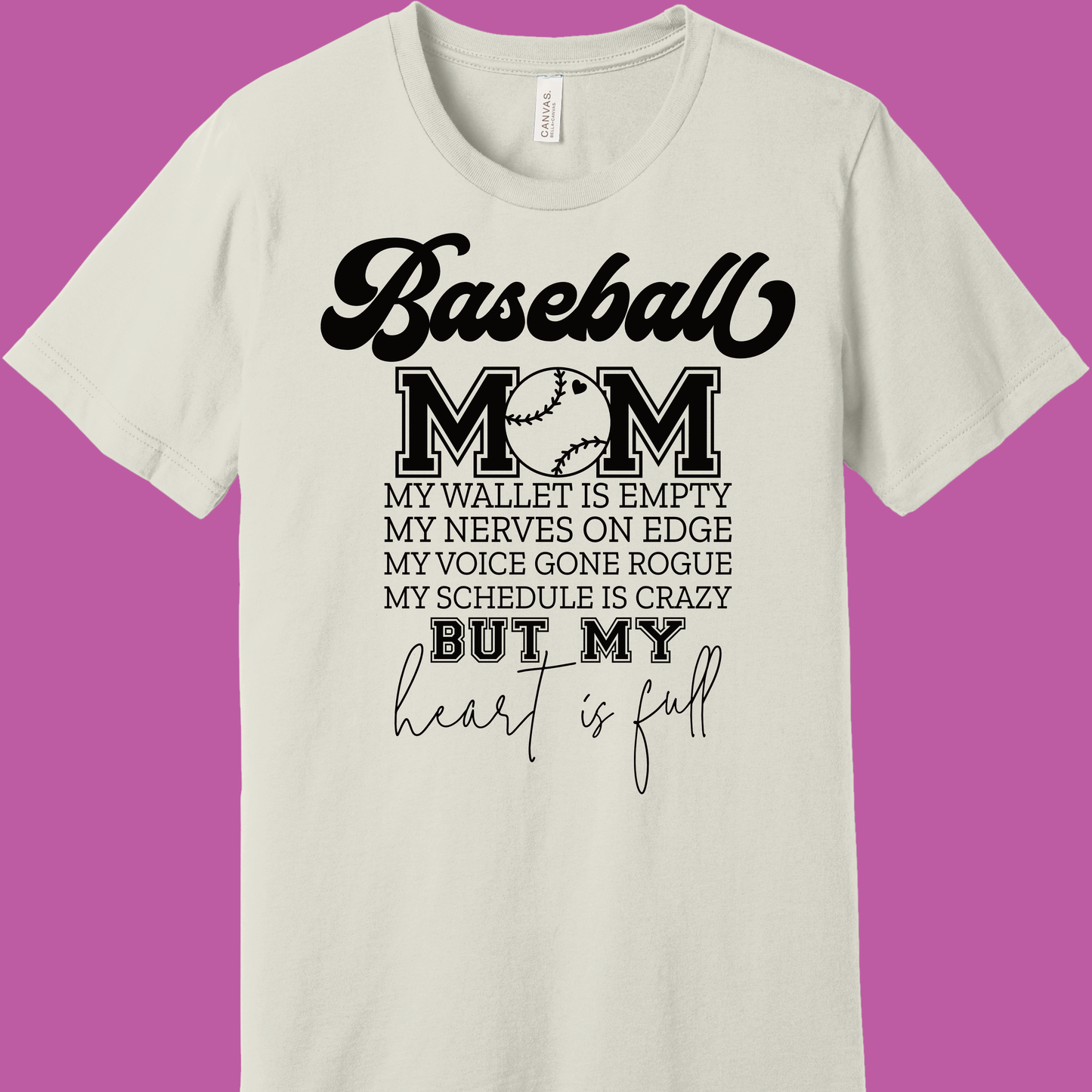 Baseball Mom Empty Wallet Shirt