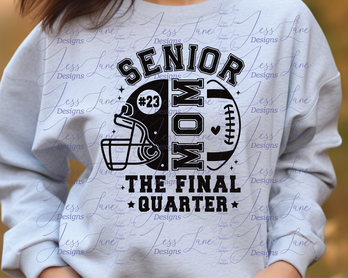 Senior Football Mom Sweatshirt