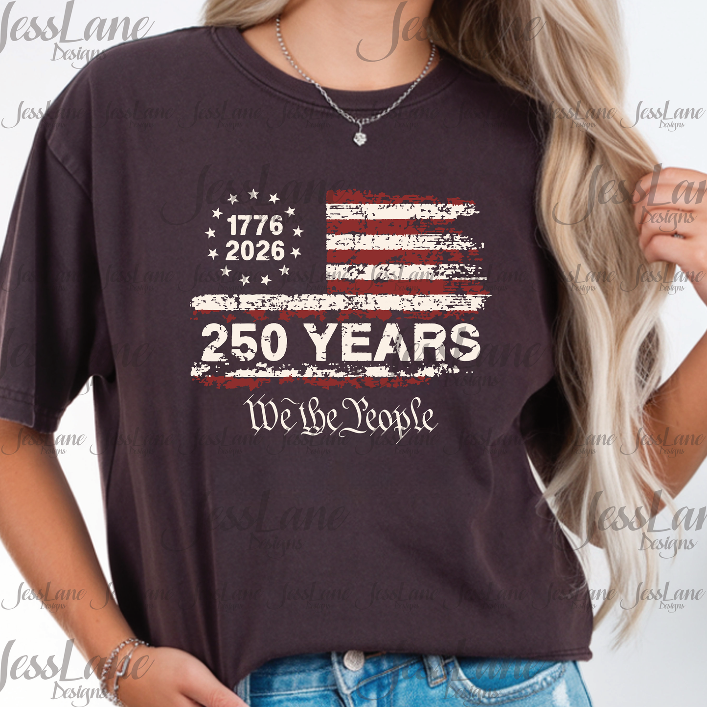 America 250 We The People Flag Shirt