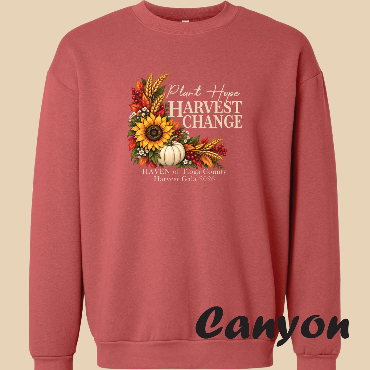 Plant Hope Harvest Change Crew Neck Sweatshirt