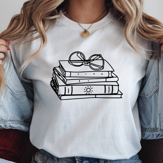 Books And Glasses Shirt