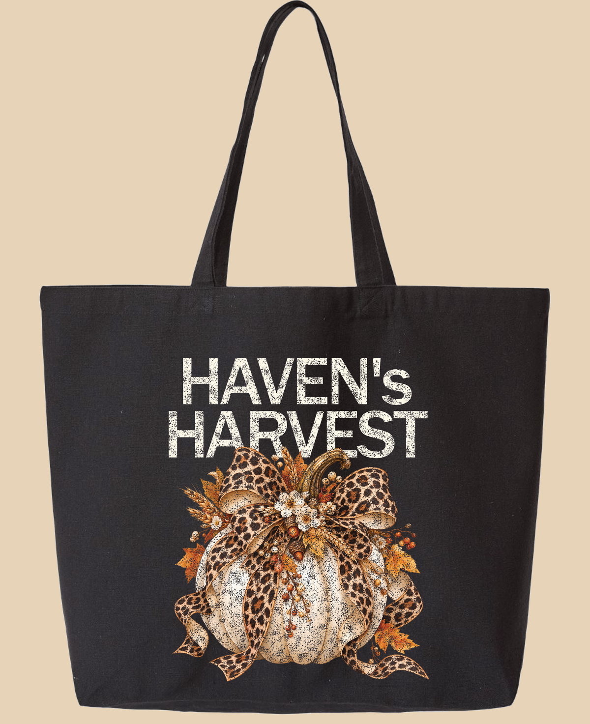HAVEN's Harvest Jumbo Recycled Midweight Gusseted Canvas Tote