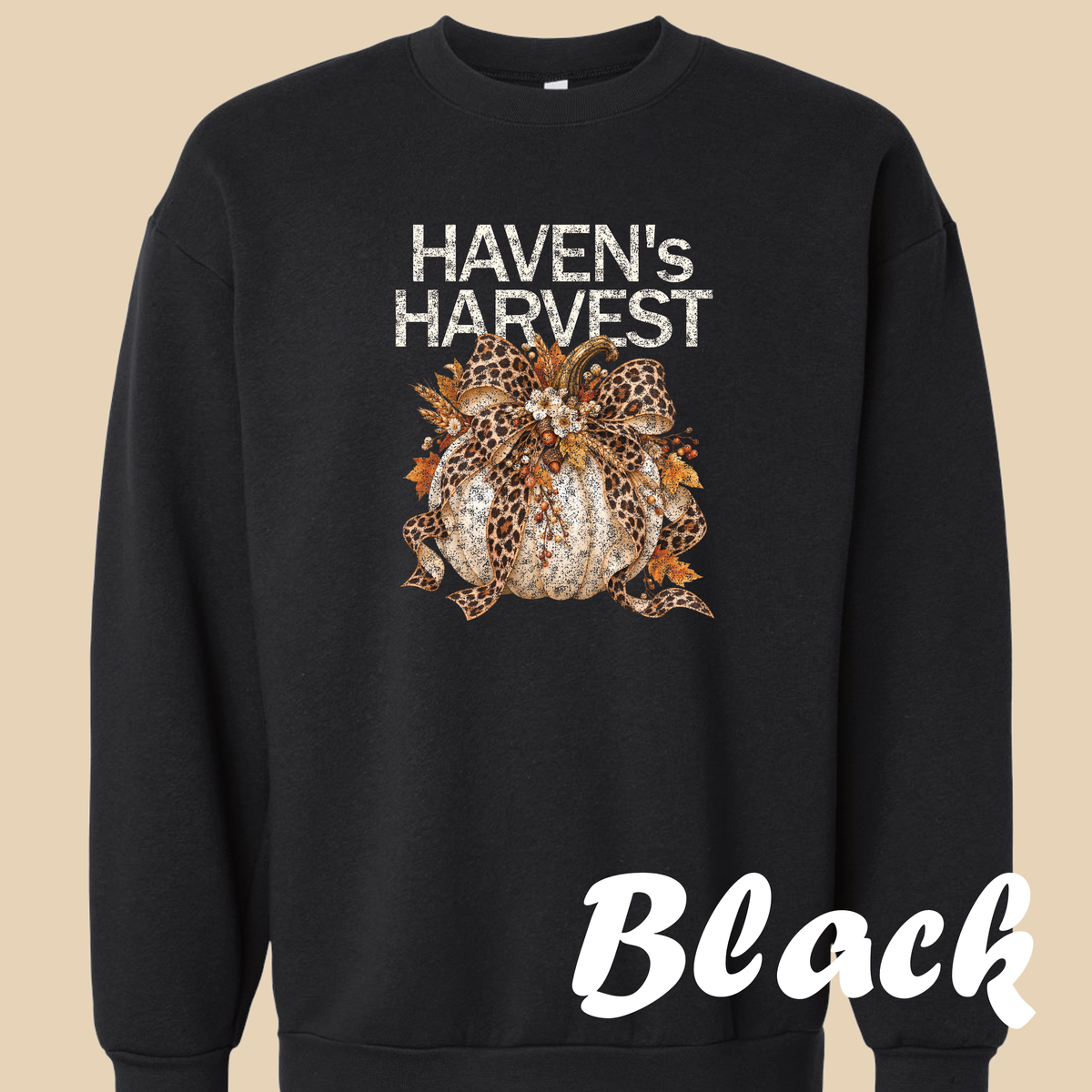 HAVEN's Harvest Pumpkin Crew Neck Sweatshirt