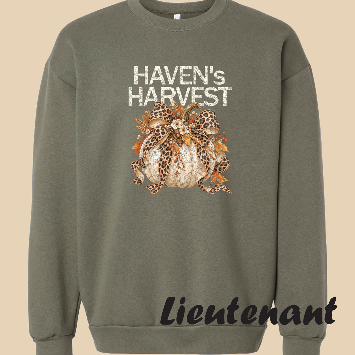 HAVEN's Harvest Pumpkin Crew Neck Sweatshirt