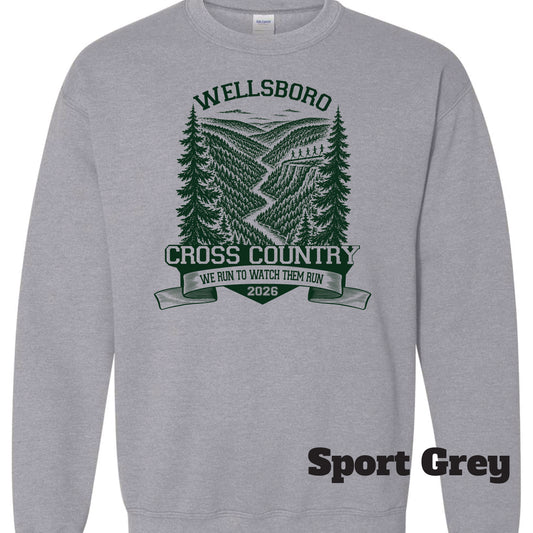 Wellsboro Cross Country Canyon Crewneck Sweatshirt