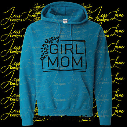 Girl Mom Leopard Hoodie