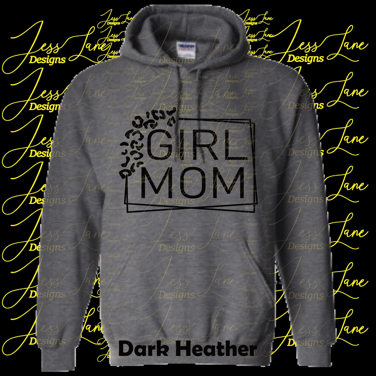 Girl Mom Leopard Hoodie