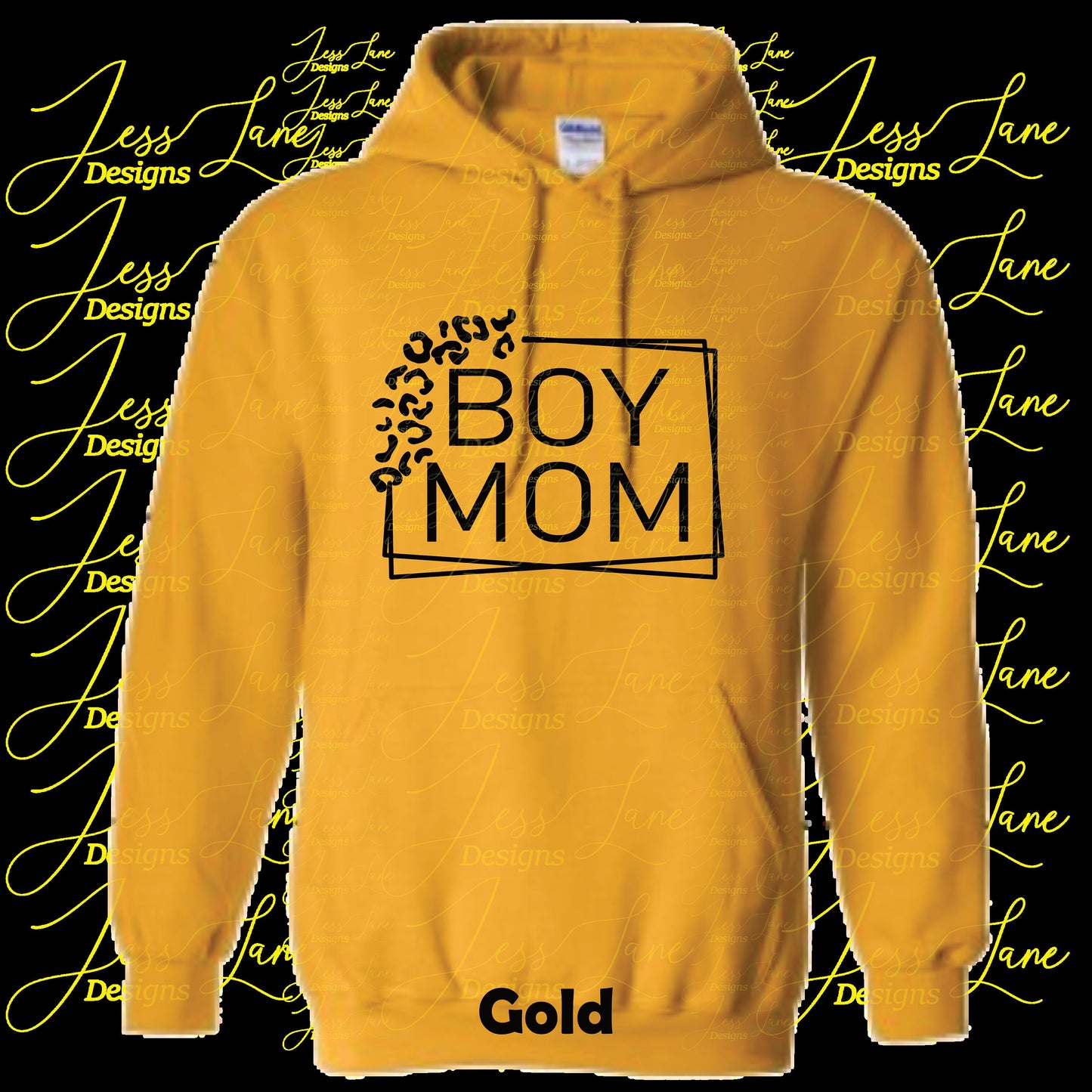 Boy Mom Leopard Hoodie