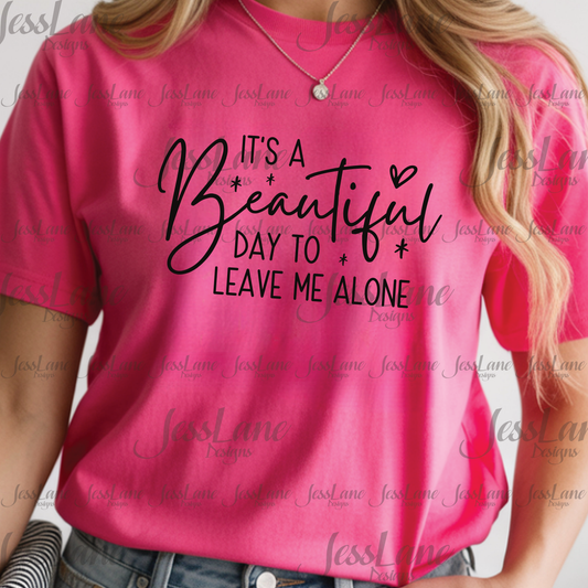 It's a Beautiful Day to Leave Me Alone Shirt